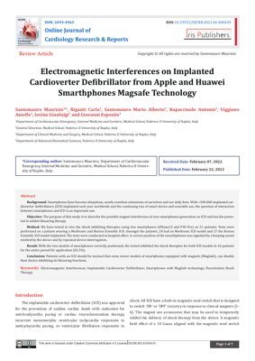 PDF Document Cover - Electromagnetic Interference on ICDs from Smartphone MagSafe Technology